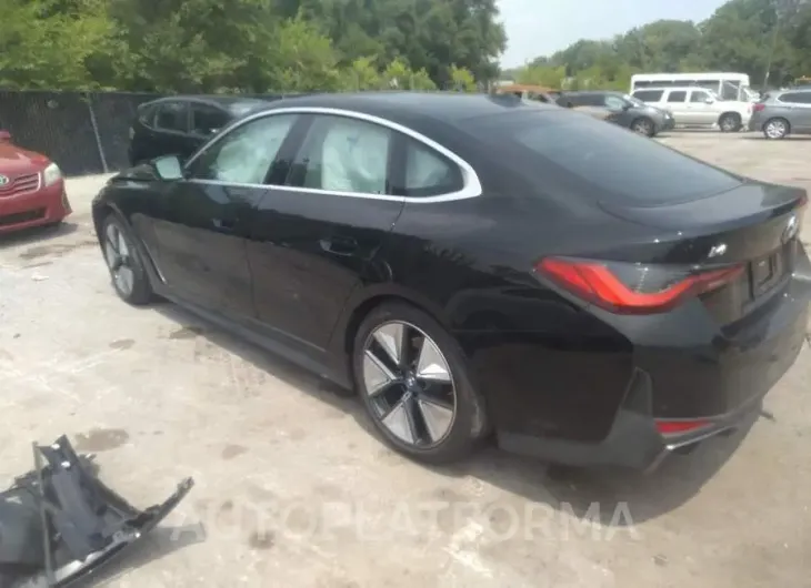 BMW I4 2023 vin WBY73AW07PFN89184 from auto auction Iaai