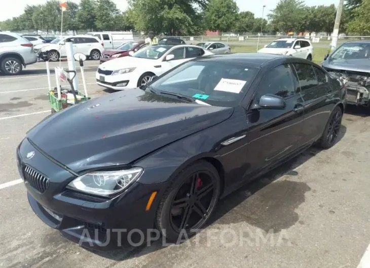 BMW 6 SERIES 2015 vin WBA6B8C59FD453428 from auto auction Iaai