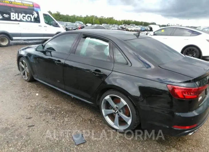 AUDI S4 2019 vin WAUC4AF49KA026060 from auto auction Iaai