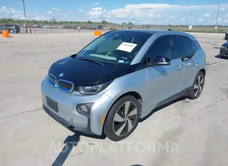 BMW I3 2015 vin WBY1Z4C54FV501234 from auto auction Iaai