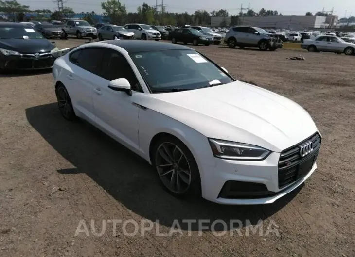 AUDI S5 SPORTBACK 2019 vin WAUC4CF56KA079772 from auto auction Iaai