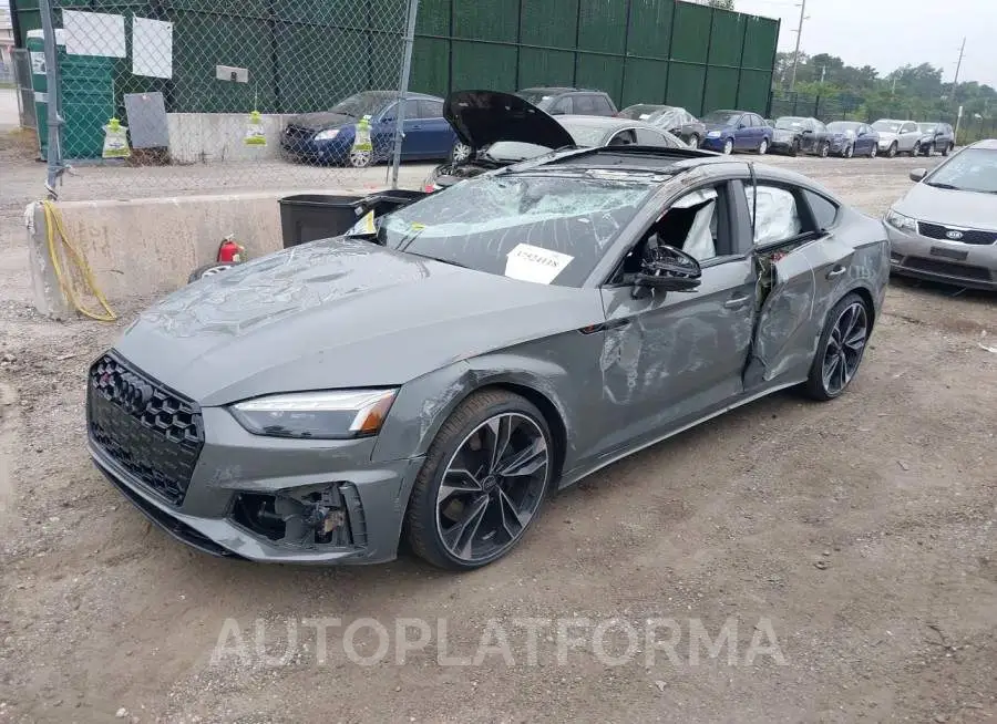 AUDI S5 SPORTBACK 2023 vin WAUC4CF50PA033412 from auto auction Iaai