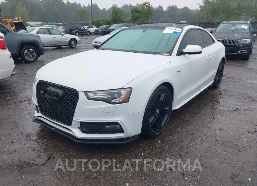 AUDI S5 2015 vin WAUCGAFR4FA015279 from auto auction Iaai