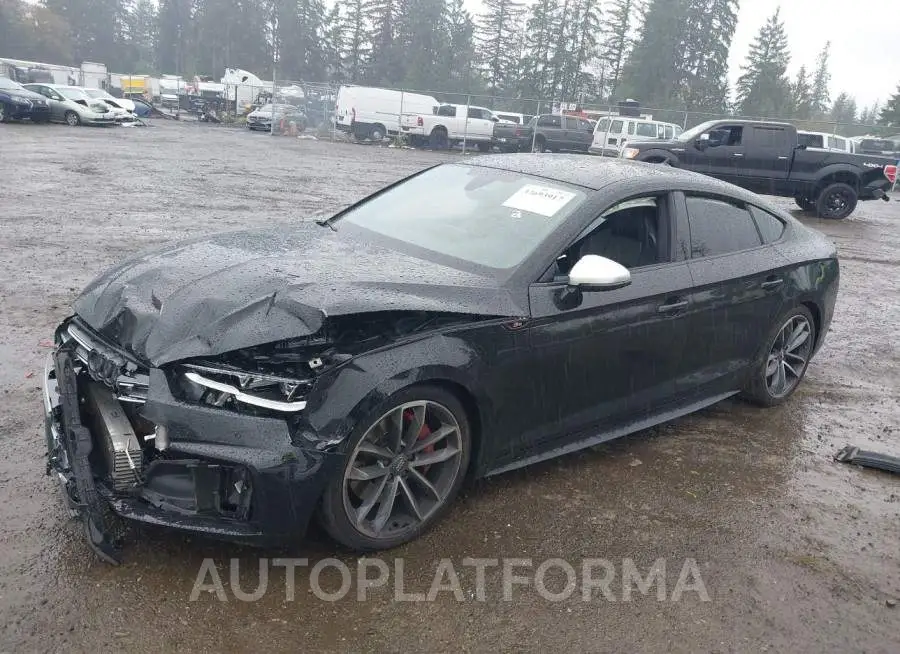 AUDI S5 SPORTBACK 2018 vin WAUB4CF51JA003743 from auto auction Iaai