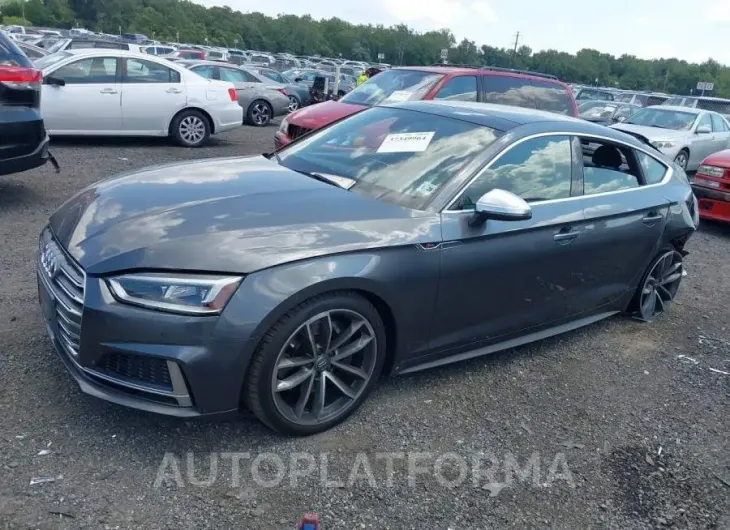 AUDI S5 SPORTBACK 2018 vin WAUB4CF50JA073380 from auto auction Iaai