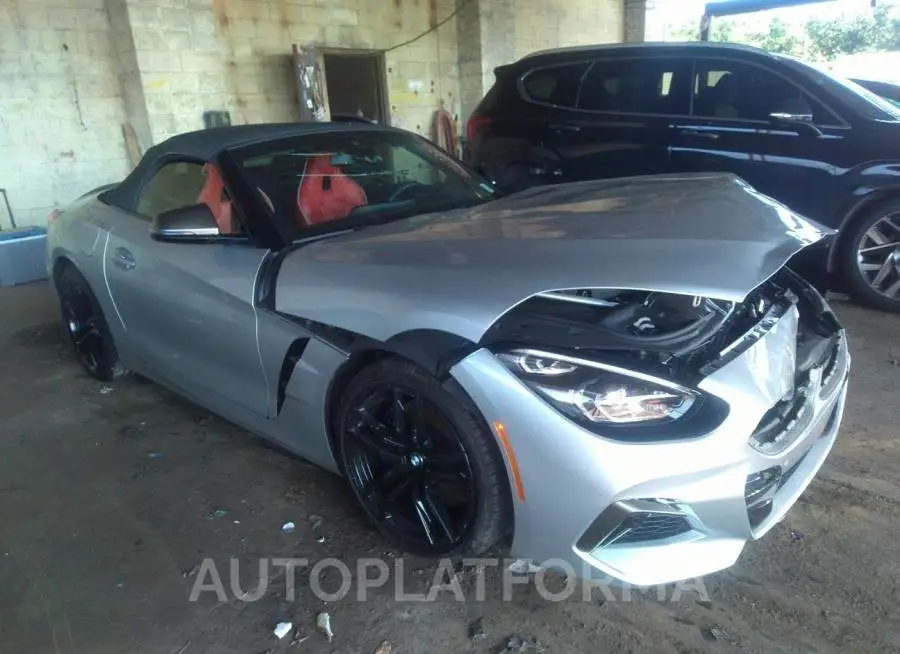 BMW Z4 2020 vin WBAHF9C0XLWW43133 from auto auction Iaai