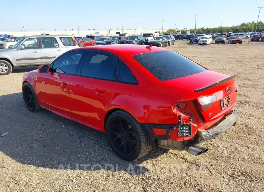 AUDI S4 2015 vin WAUBGAFL9FA073797 from auto auction Iaai