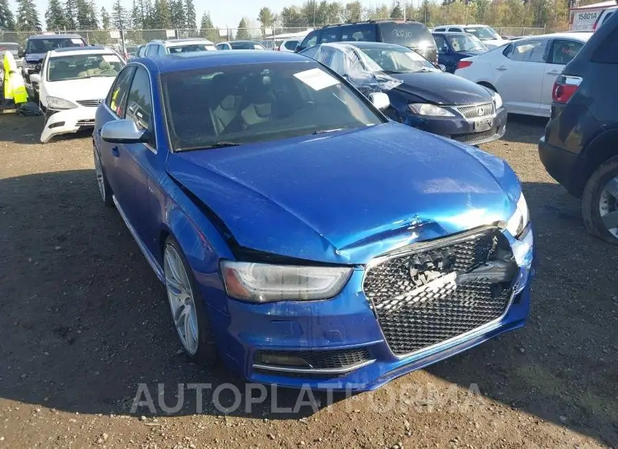 AUDI S4 2015 vin WAUDGAFL7FA080305 from auto auction Iaai