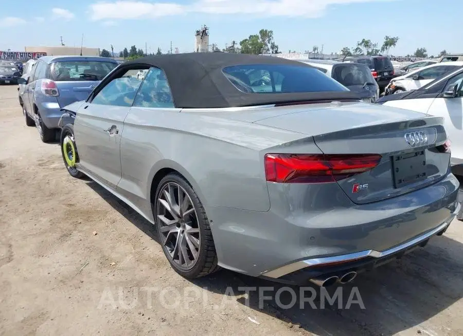 AUDI S5 CABRIOLET 2022 vin WAUY4GF59NN001075 from auto auction Iaai