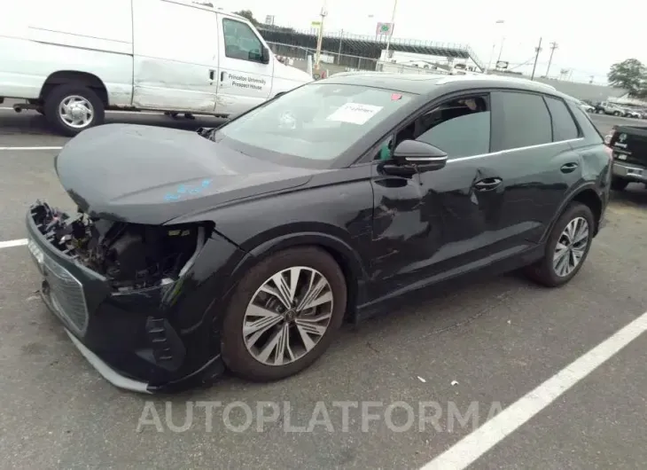 AUDI Q4 E-TRON 2023 vin WA1BCBFZ9PP004884 from auto auction Iaai