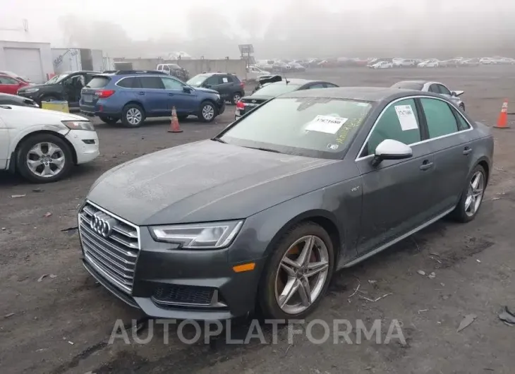 AUDI S4 2018 vin WAUB4BF43JA079014 from auto auction Iaai