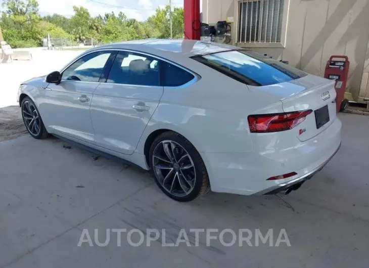 AUDI S5 SPORTBACK 2018 vin WAUB4CF55JA083970 from auto auction Iaai