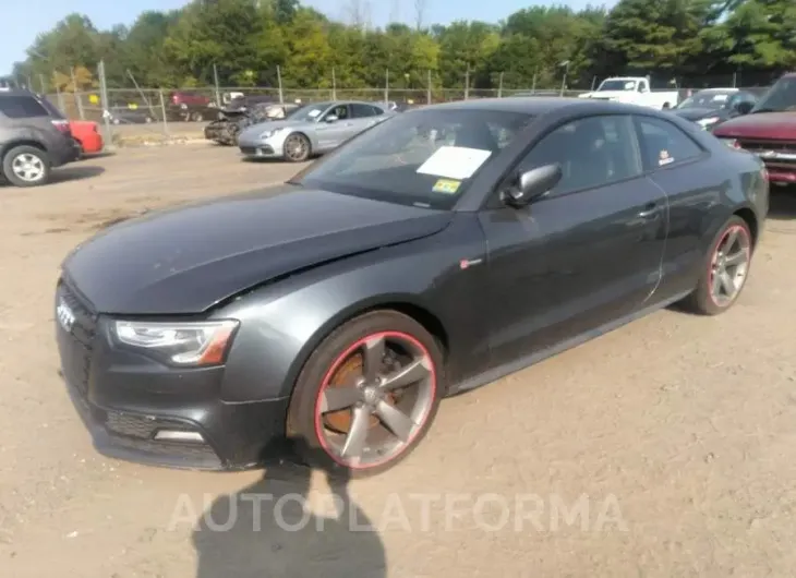 AUDI S5 2015 vin WAUCGAFR2FA023672 from auto auction Iaai