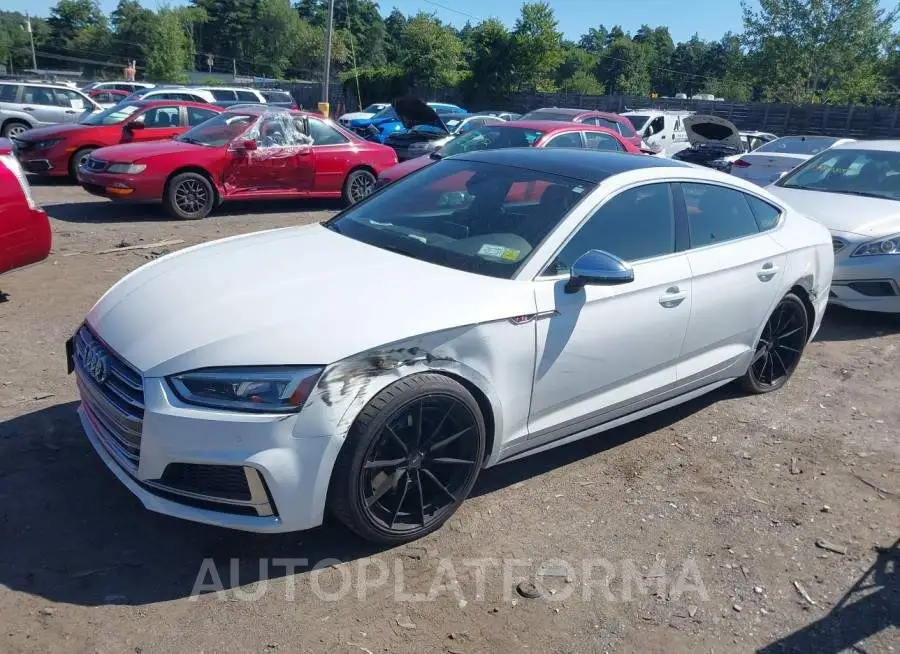 AUDI S5 SPORTBACK 2018 vin WAUB4CF55JA041363 from auto auction Iaai