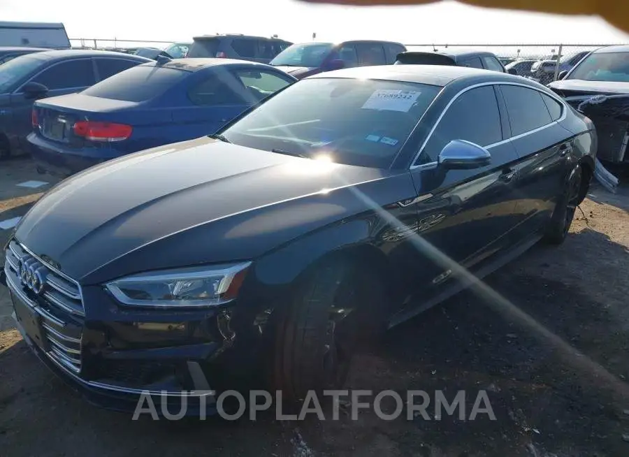 AUDI S5 SPORTBACK 2018 vin WAUC4CF50JA104678 from auto auction Iaai