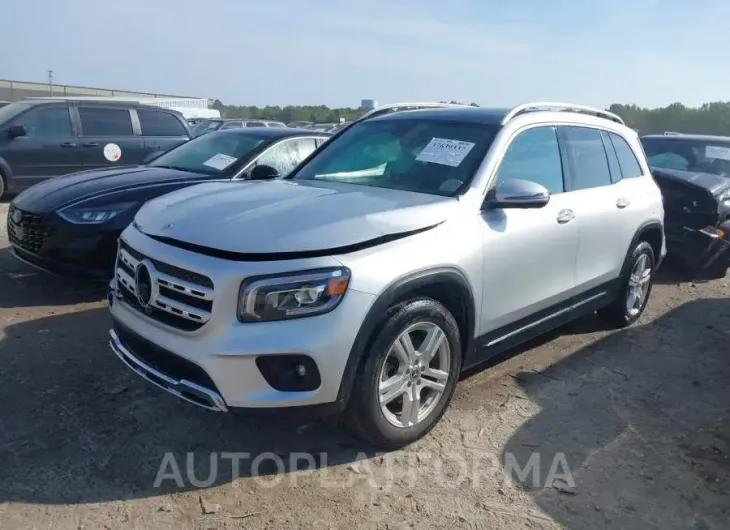 MERCEDES-BENZ GLB 2020 vin W1N4M4HB7LW022851 from auto auction Iaai