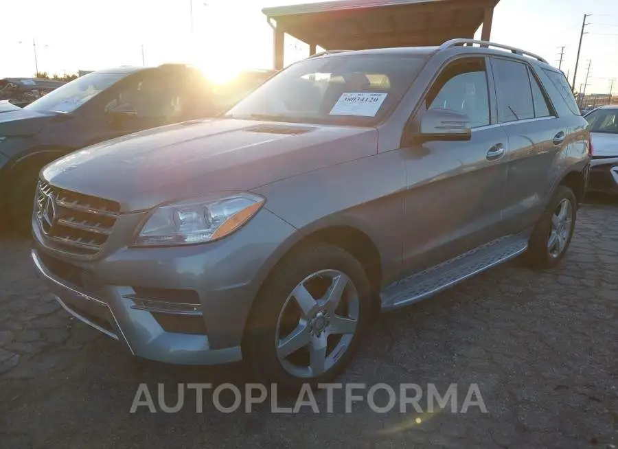 MERCEDES-BENZ ML 400 2015 vin 4JGDA5GB4FA520073 from auto auction Iaai