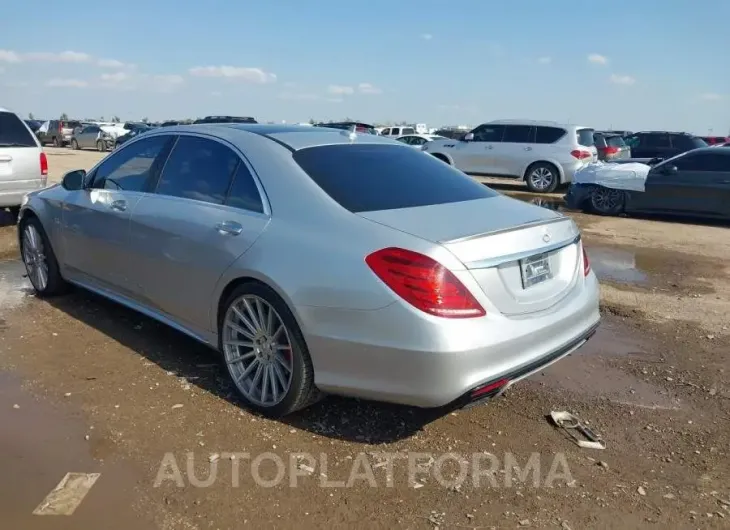 MERCEDES-BENZ S-CLASS 2015 vin WDDUG8FB6FA129129 from auto auction Iaai