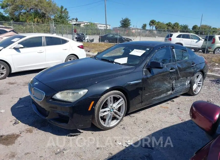 BMW 650I GRAN COUPE 2015 vin WBA6B2C5XFD799162 from auto auction Iaai