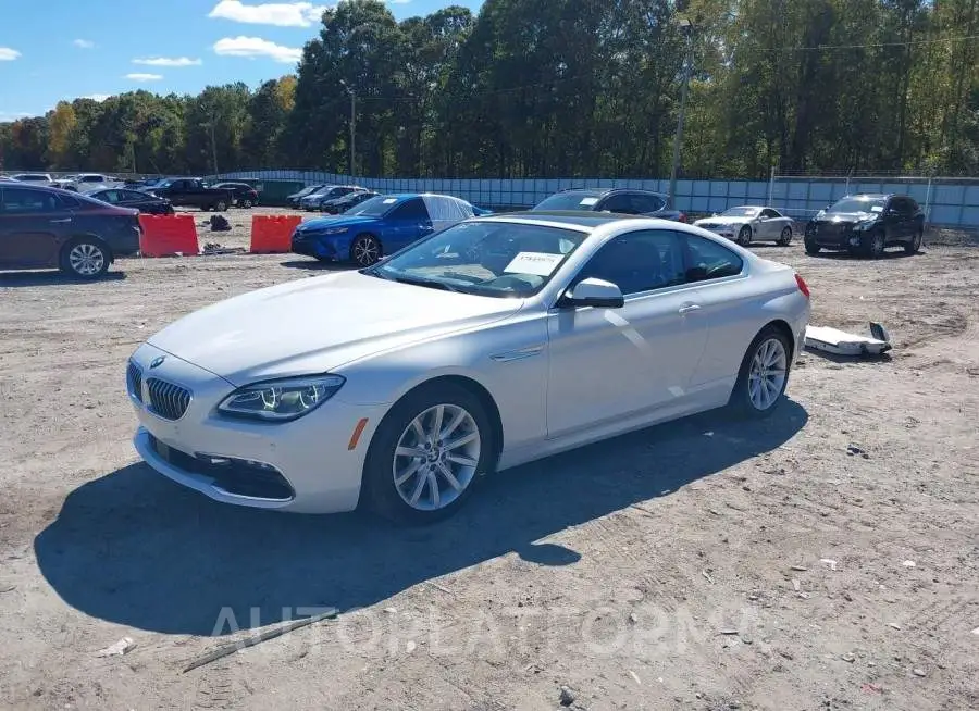 BMW 6 SERIES 2017 vin WBA6H1C57HD933055 from auto auction Iaai