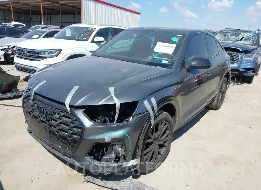 AUDI SQ5 SPORTBACK 2022 vin WA124AFY2N2037332 from auto auction Iaai