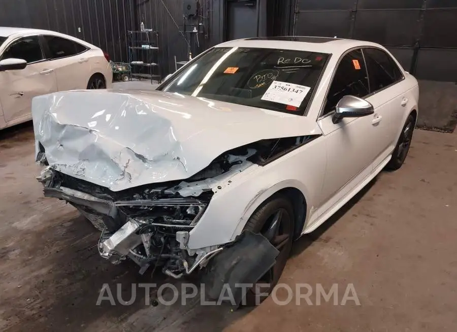 AUDI S4 2019 vin WAUB4AF48KA004708 from auto auction Iaai