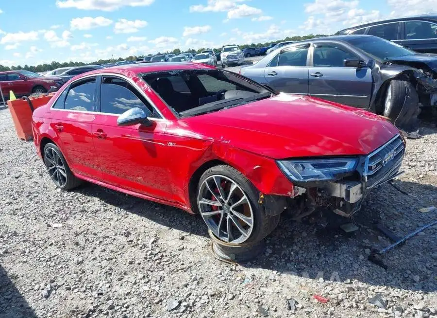 AUDI S4 2018 vin WAUB4AF49JA003212 from auto auction Iaai