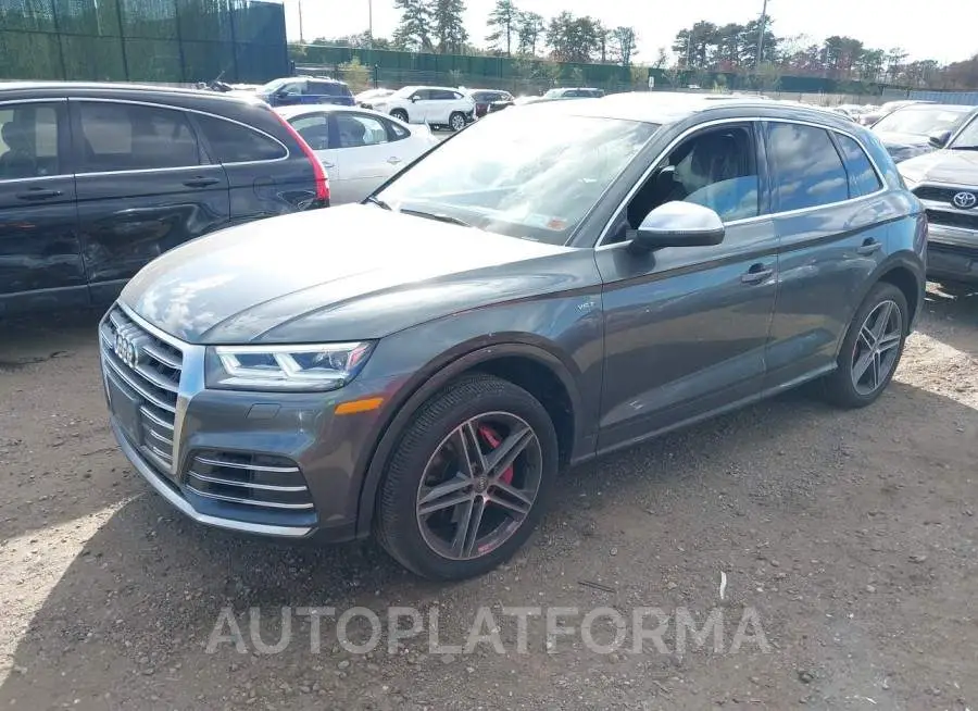 AUDI SQ5 2018 vin WA1A4AFY5J2117486 from auto auction Iaai