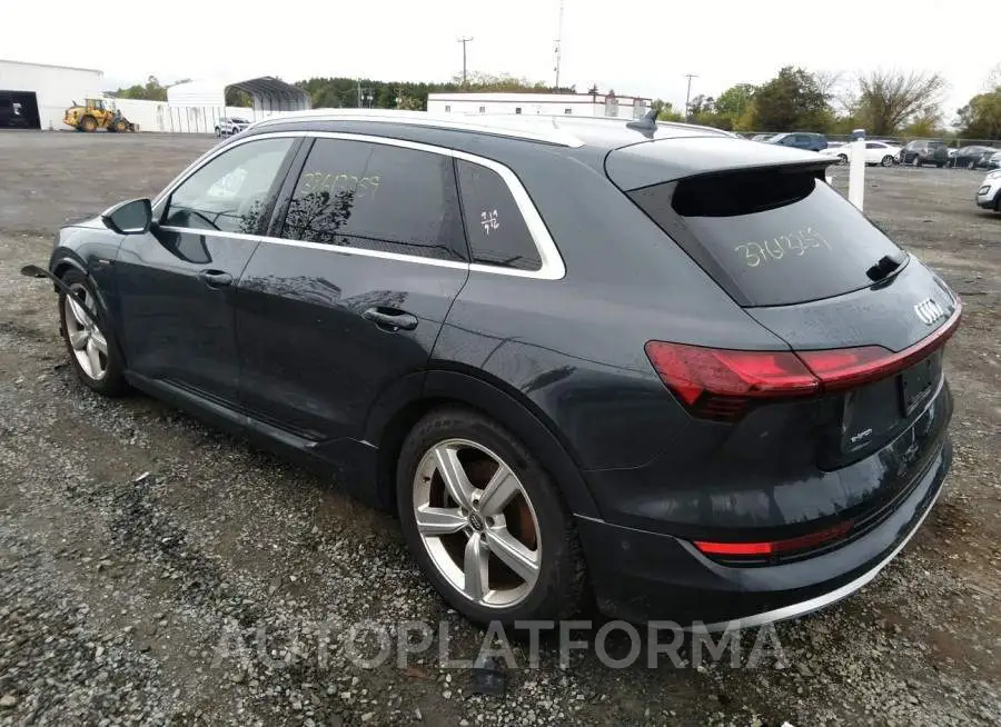 AUDI E-TRON 2019 vin WA1VAAGE0KB018123 from auto auction Iaai