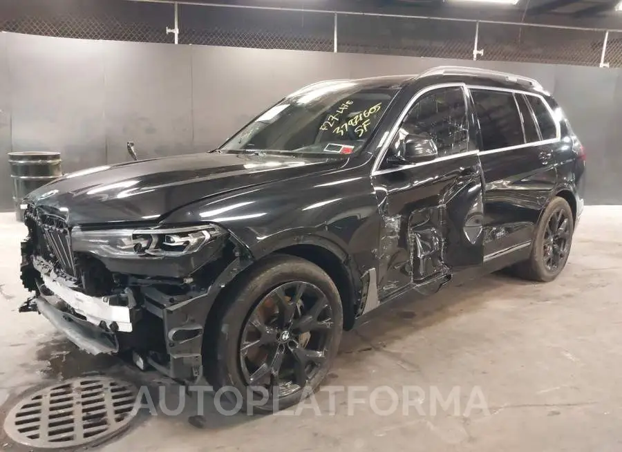 BMW X7 2021 vin 5UXCW2C04M9F27478 from auto auction Iaai