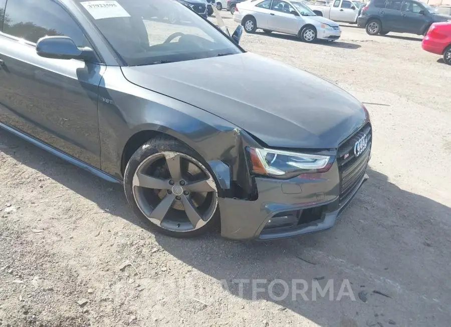 AUDI S5 2015 vin WAUCGAFR1FA052807 from auto auction Iaai