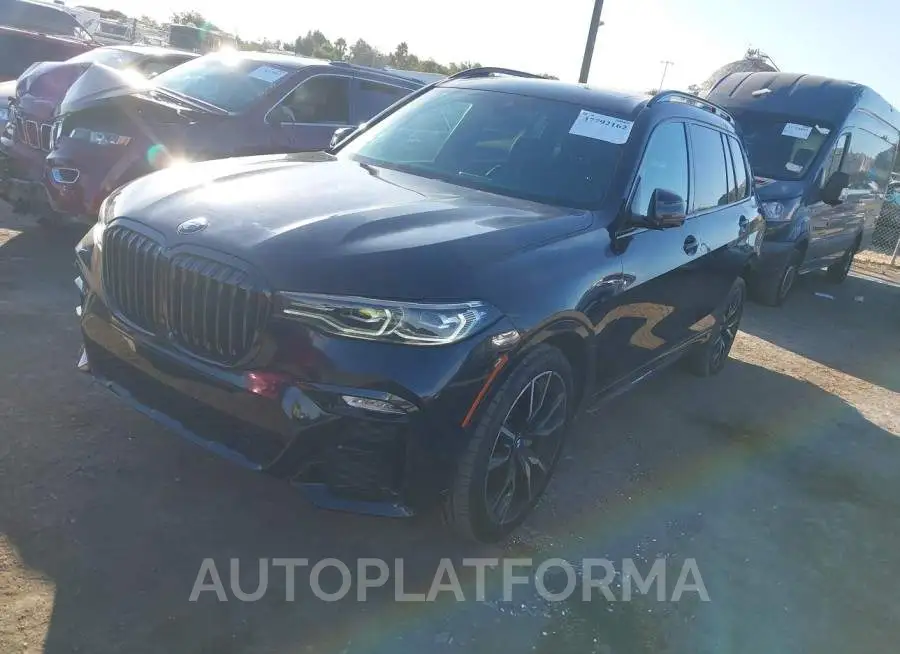 BMW X7 2020 vin 5UXCW2C0XL9C21707 from auto auction Iaai