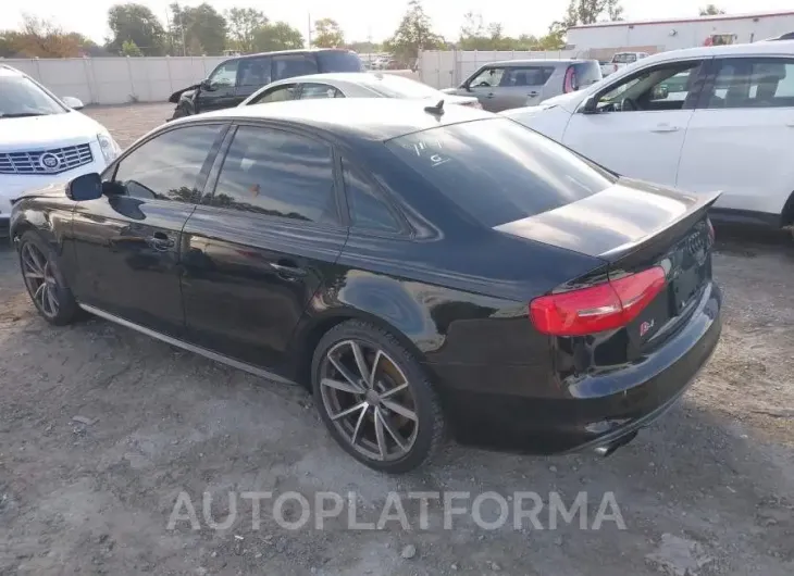 AUDI S4 2015 vin WAUKGAFL6FA092033 from auto auction Iaai