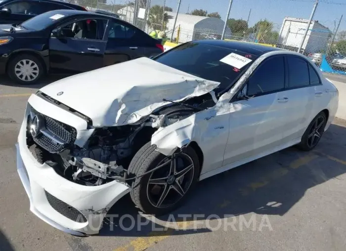 MERCEDES-BENZ AMG C 43 2017 vin 55SWF6EB7HU221757 from auto auction Iaai