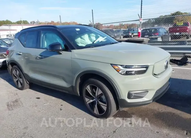 VOLVO XC40 RECHARGE PURE ELECTRIC 2021 vin YV4ED3URXM2528365 from auto auction Iaai