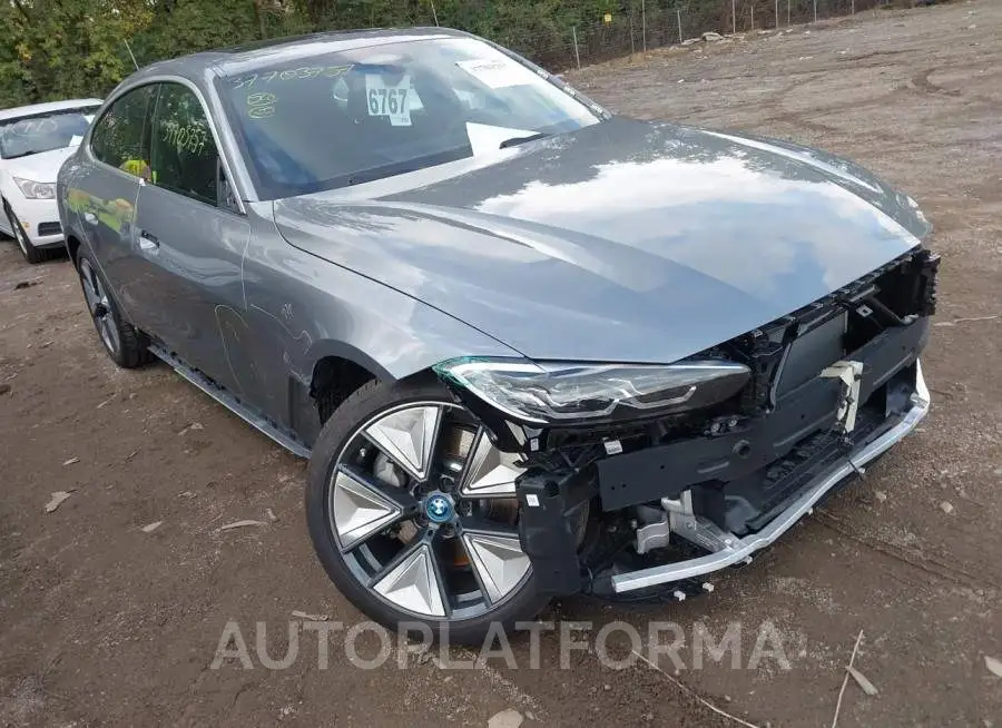 BMW I4 2023 vin WBY43AW06PFP44942 from auto auction Iaai