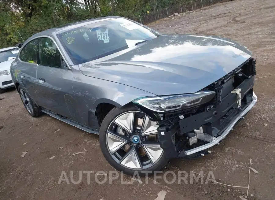 BMW I4 2023 vin WBY43AW06PFP44942 from auto auction Iaai