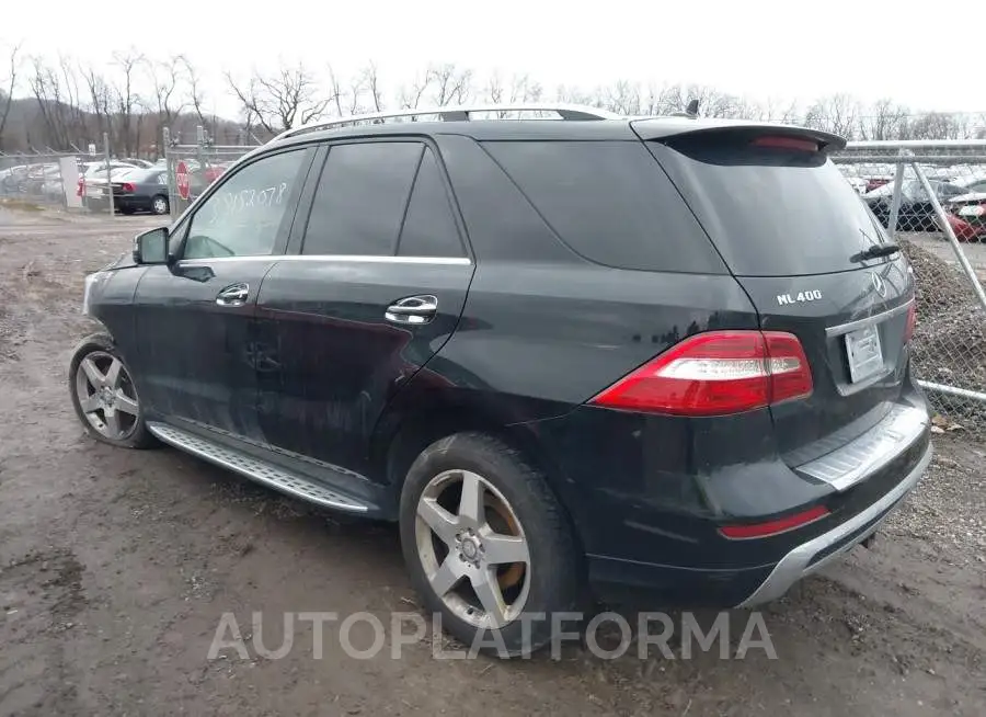 MERCEDES-BENZ ML 400 2015 vin 4JGDA5GBXFA532938 from auto auction Iaai