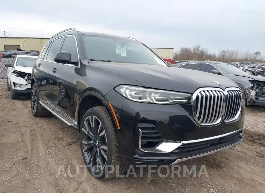 BMW X7 2019 vin 5UXCW2C57KL083845 from auto auction Iaai