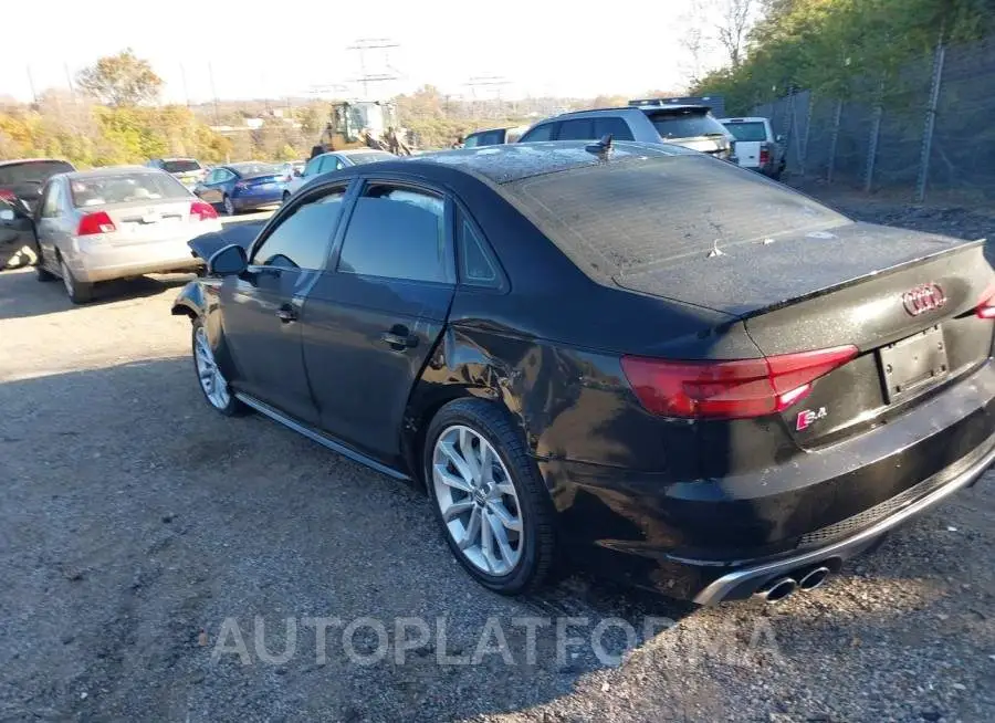 AUDI S4 2018 vin WAUB4AF4XJA224138 from auto auction Iaai