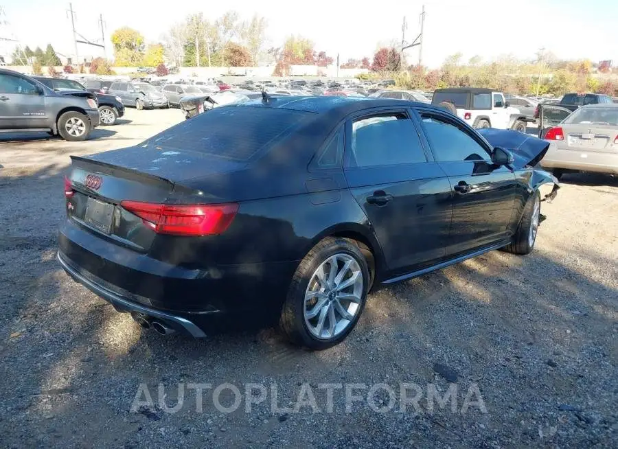 AUDI S4 2018 vin WAUB4AF4XJA224138 from auto auction Iaai