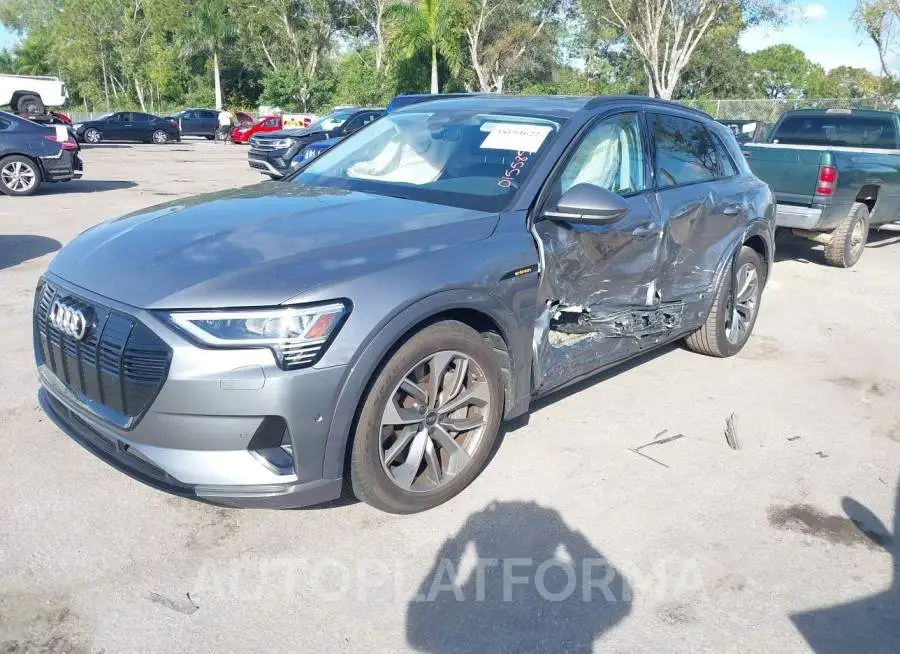 AUDI E-TRON 2021 vin WA1LAAGE9MB015585 from auto auction Iaai