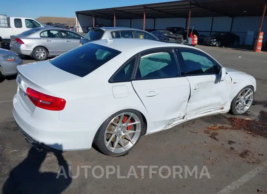 AUDI S4 2015 vin WAUBGAFL4FA075957 from auto auction Iaai