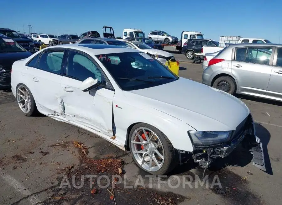 AUDI S4 2015 vin WAUBGAFL4FA075957 from auto auction Iaai