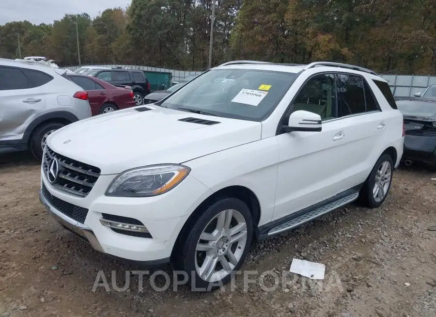 MERCEDES-BENZ ML 250 BLUETEC 2015 vin 4JGDA0EB2FA489444 from auto auction Iaai