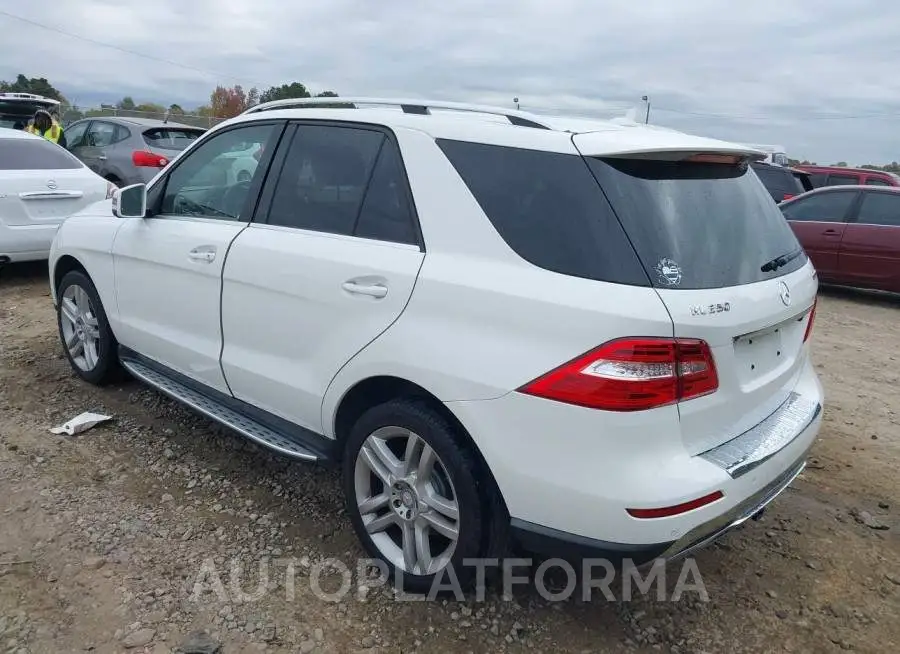 MERCEDES-BENZ ML 250 BLUETEC 2015 vin 4JGDA0EB2FA489444 from auto auction Iaai