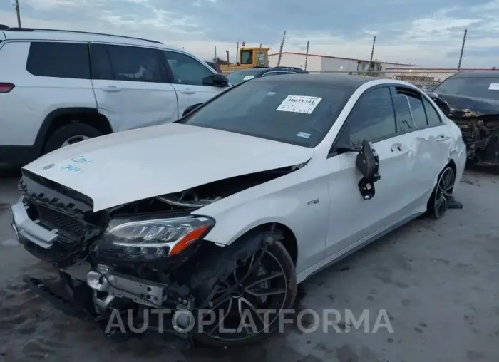 MERCEDES-BENZ AMG C 43 2020 vin W1KWF6EB9LR595118 from auto auction Iaai