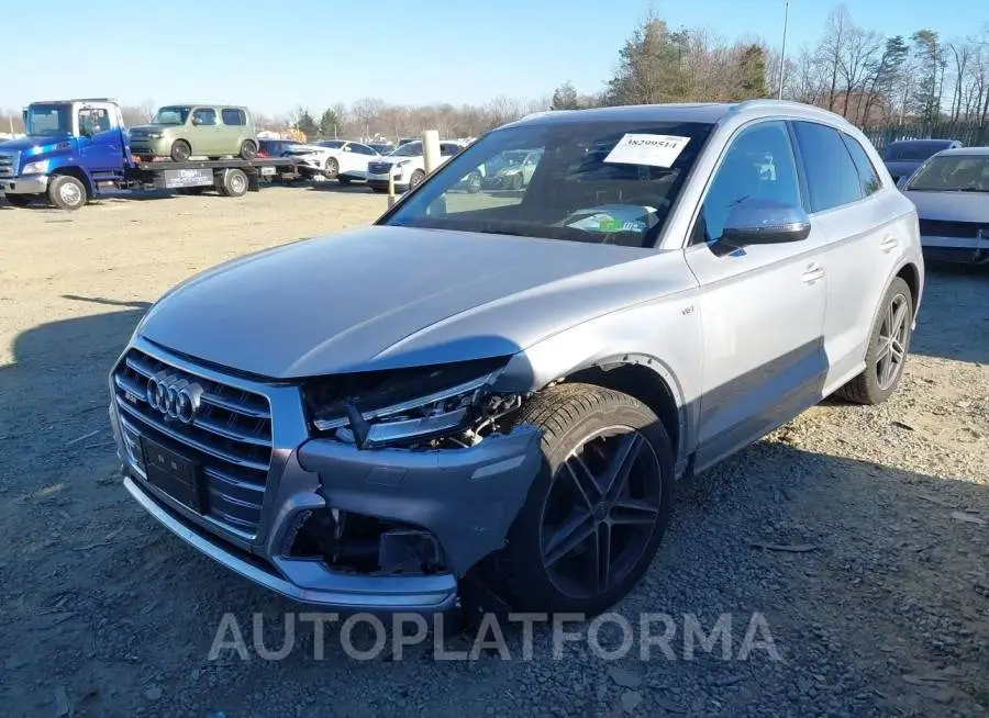 AUDI SQ5 2018 vin WA1C4AFY2J2052086 from auto auction Iaai