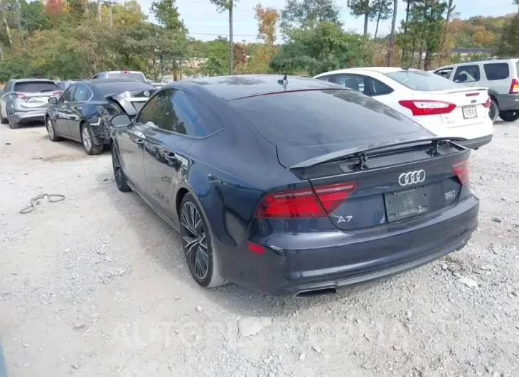 AUDI A7 2017 vin WAU22AFC2HN051358 from auto auction Iaai