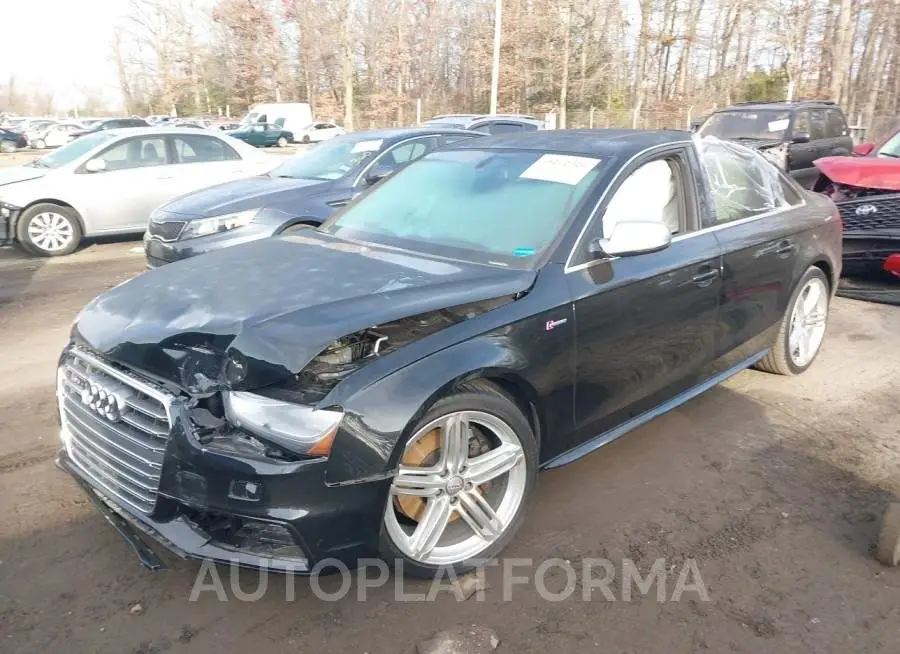 AUDI S4 2016 vin WAUBGAFL2GA012602 from auto auction Iaai